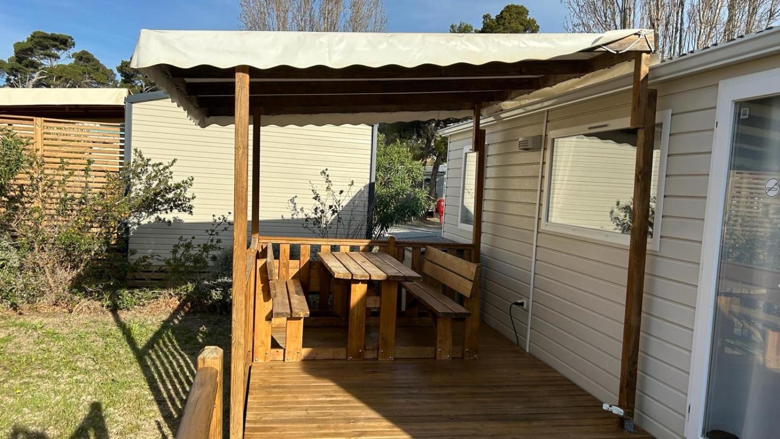 Mobil-Home - Narbonne-Plage - Clim, Tv エクステリア 写真